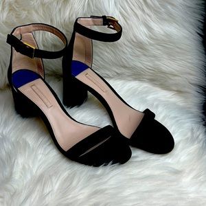 Stuart Weitzman LessNudist 95mm Suede Sandals